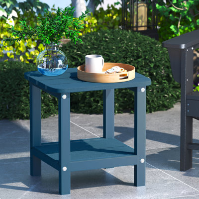 Table d'appoint pour terrasse double