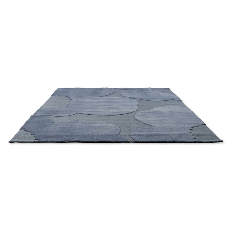 Iso Unikko Dusty Blue | 132308, Rectangle 5'7" x 7'10"
