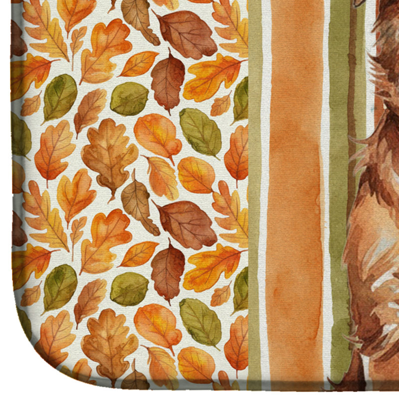 Tapis de séchage rouge Red Brussels Griffon Heirloom