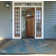 Waddington Floral Palms Ocean Blue Indoor Outdoor Area Rug