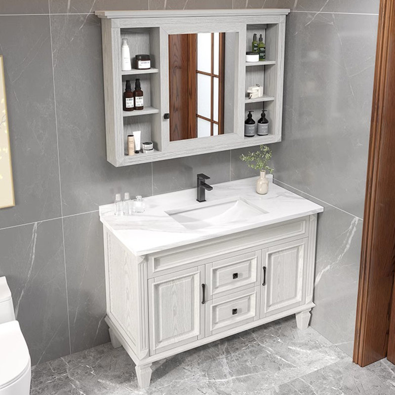 Meuble-lavabo de style rétro American Village, H 33,5 po x l 47,2 po x P 22 po