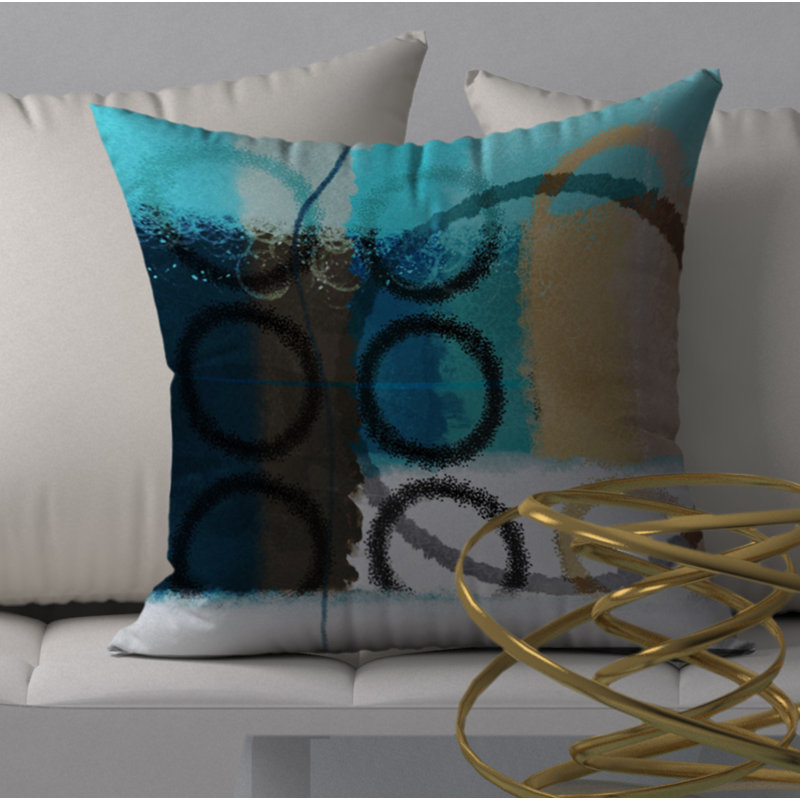 Housse de coussin carrée décorative fiable et insert, 20 po x 20 po