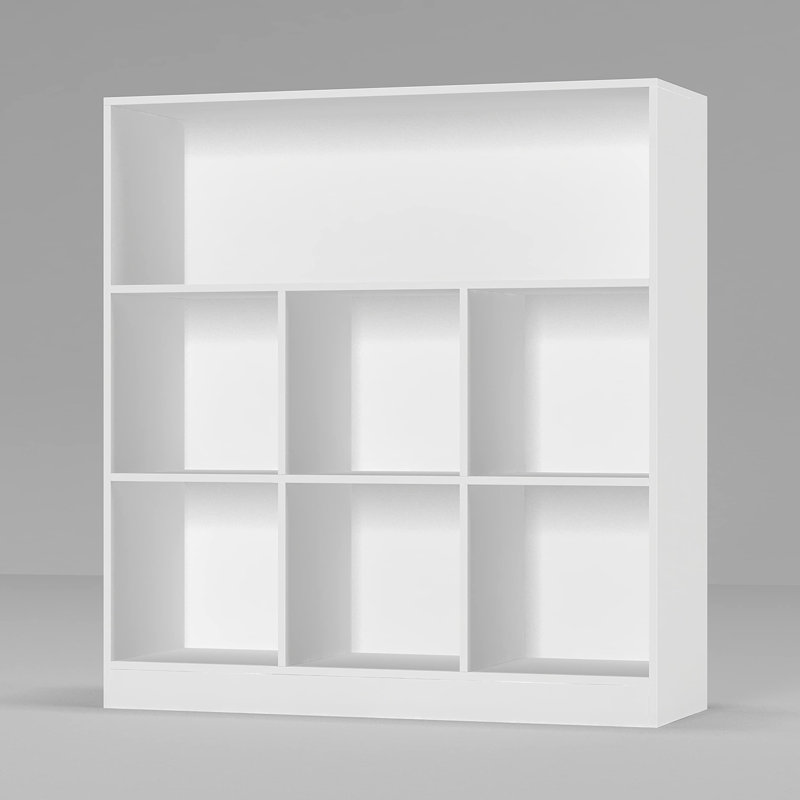 Thorntown 94cm H x 88cm W Cube Bookcase, White