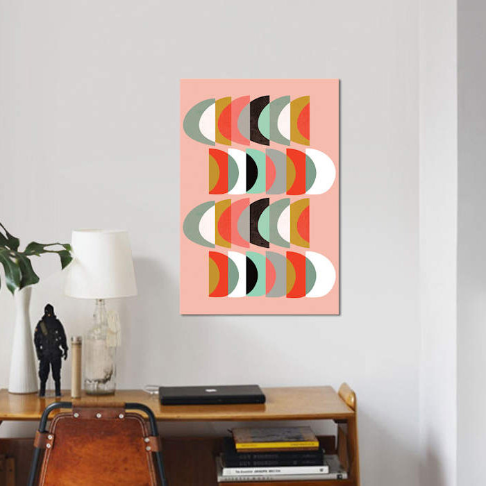 «What Color Is The Moon II», impression sur toile, H 26 po x l 18 po x P 1,5 po, Toile tendue, Pas de tapis