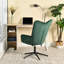 Alfreco Velvet Swivel Accent Chair