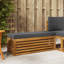  Banc tabouret naturel et anthracite 45,28 po x 16,93 po x 14,57 po