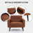 38“ Wide  Oversized Upholstered Armchair Accent Chair Faux Leather  -1188543901