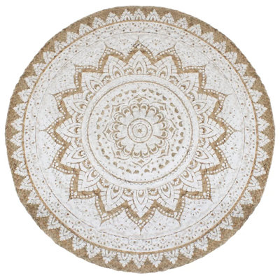 Ahlivia Hand Braided Brown Rug