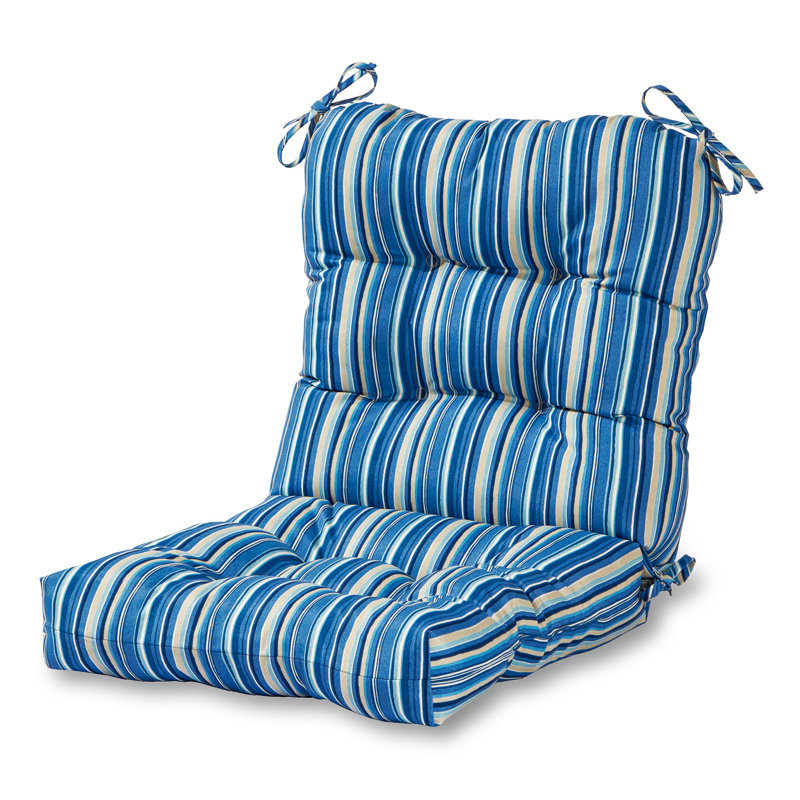 Coussin de chaise d'extérieur Lester, 1, H 21 po x l 21 po x P 21 po, Saphir