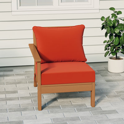 Deep Seating Left Arm Chair With Cushions