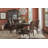 Extendable Trestle Dining Table With 6 Upholstered Side Chairs And Buffet-663911461