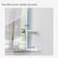 Porte-revues mural 24 po en acrylique transparent, y compris trousse d'installation. Paquet de deux.