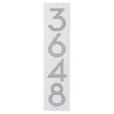 Floating Modern 3" Number Vertical Address Plaque (4 Digits)