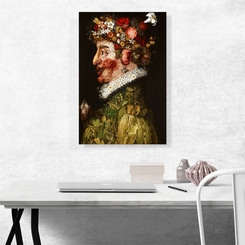 «Spring 1563» par Giuseppe Arcimboldo, impression sur toile tendue, H 26 po x l 18 po x 1,5 po