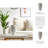 Vase Porcelain Textured Geometric Pattern For Home Office Bedroom Living Room Decor - 13" Ivory