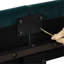 Grand lit plateforme tapissier Modern