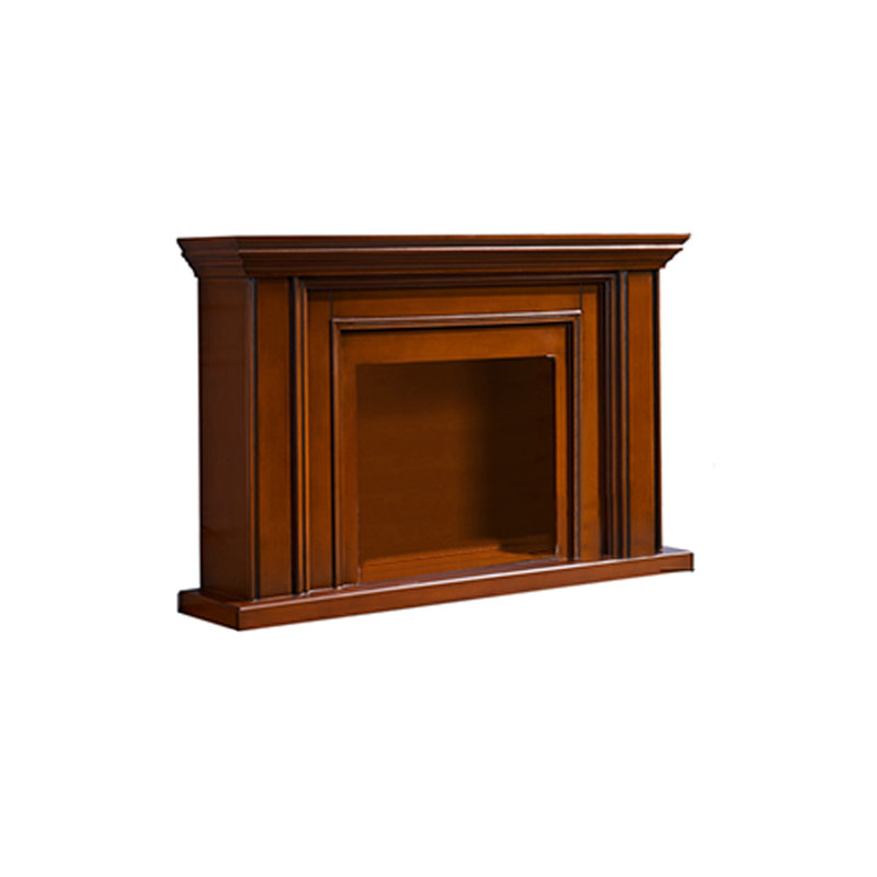 Meuble télé American Fireplace, Brun