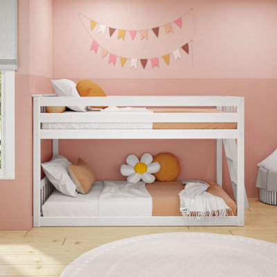 Dontra Kids Twin Over Twin Bunk Bed