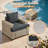 Wicker Rattan Outdoor Patio Chairs With Cushions And Wide Armrest-1629631585