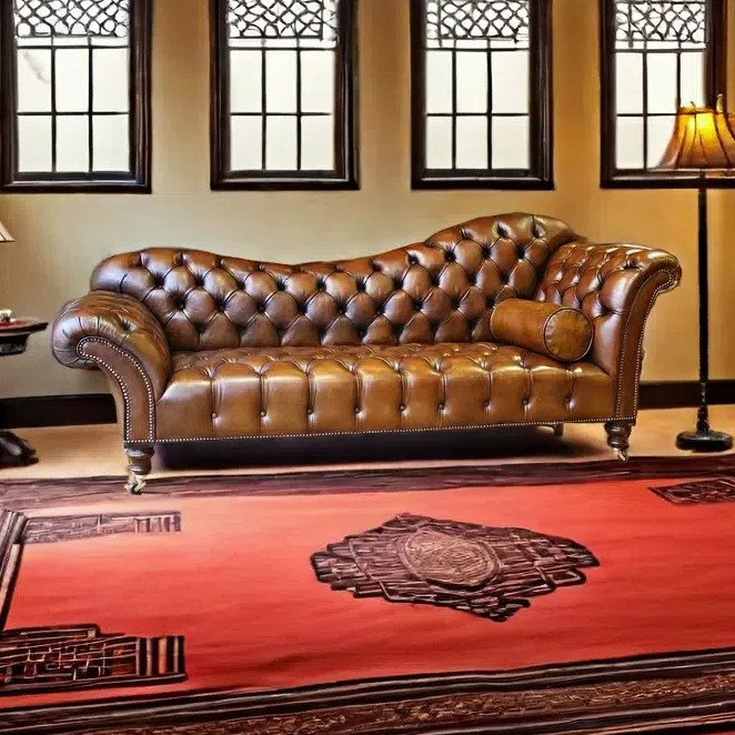 Chaise longue paresseuse rétro, Orienté à droite