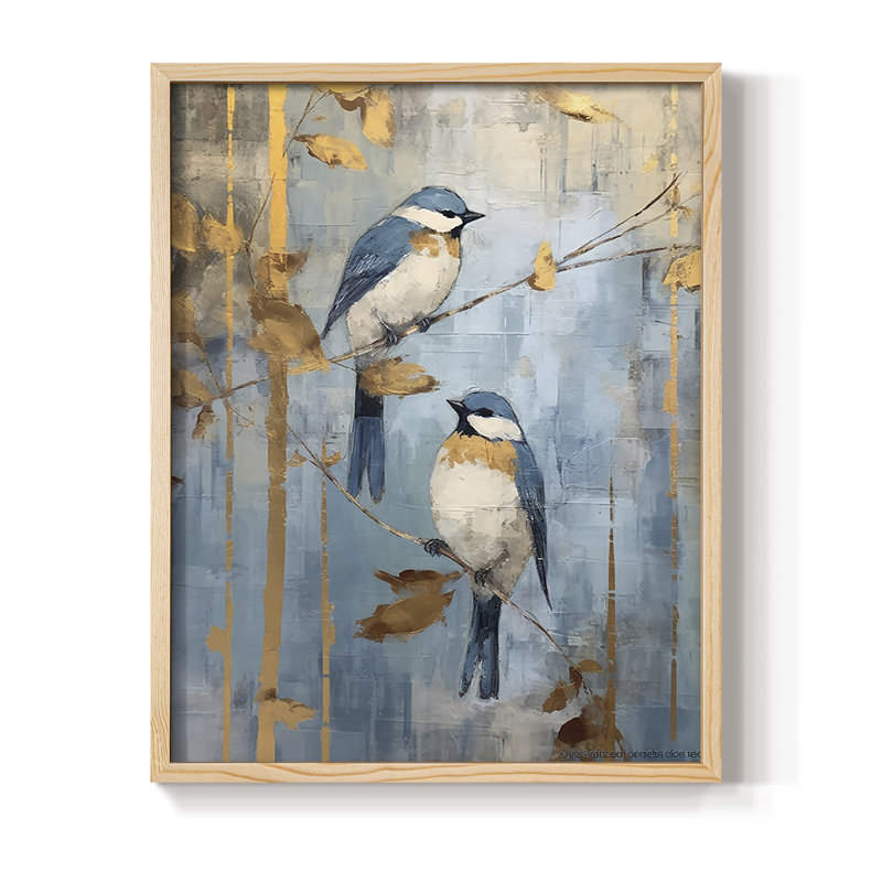 ANIMALS Series, impression encadrée en bois massif, Naturel, H 30 po x l 24 po