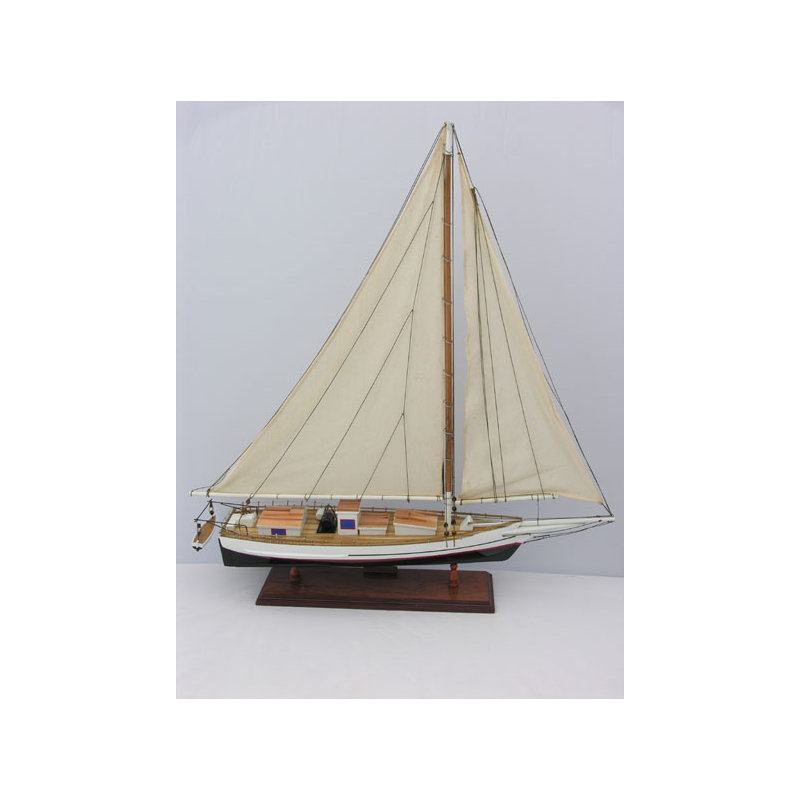 Bateau skipjack peint (l80)