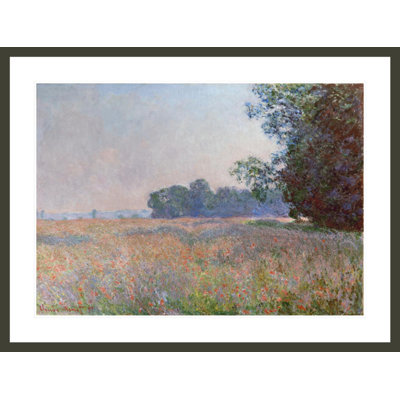 Champ d'avoine (Oat Field) by Claude Monet -Framed Giclee Print