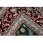 Tapis oriental traditionnel élégant à motif floral vert 9 x 12