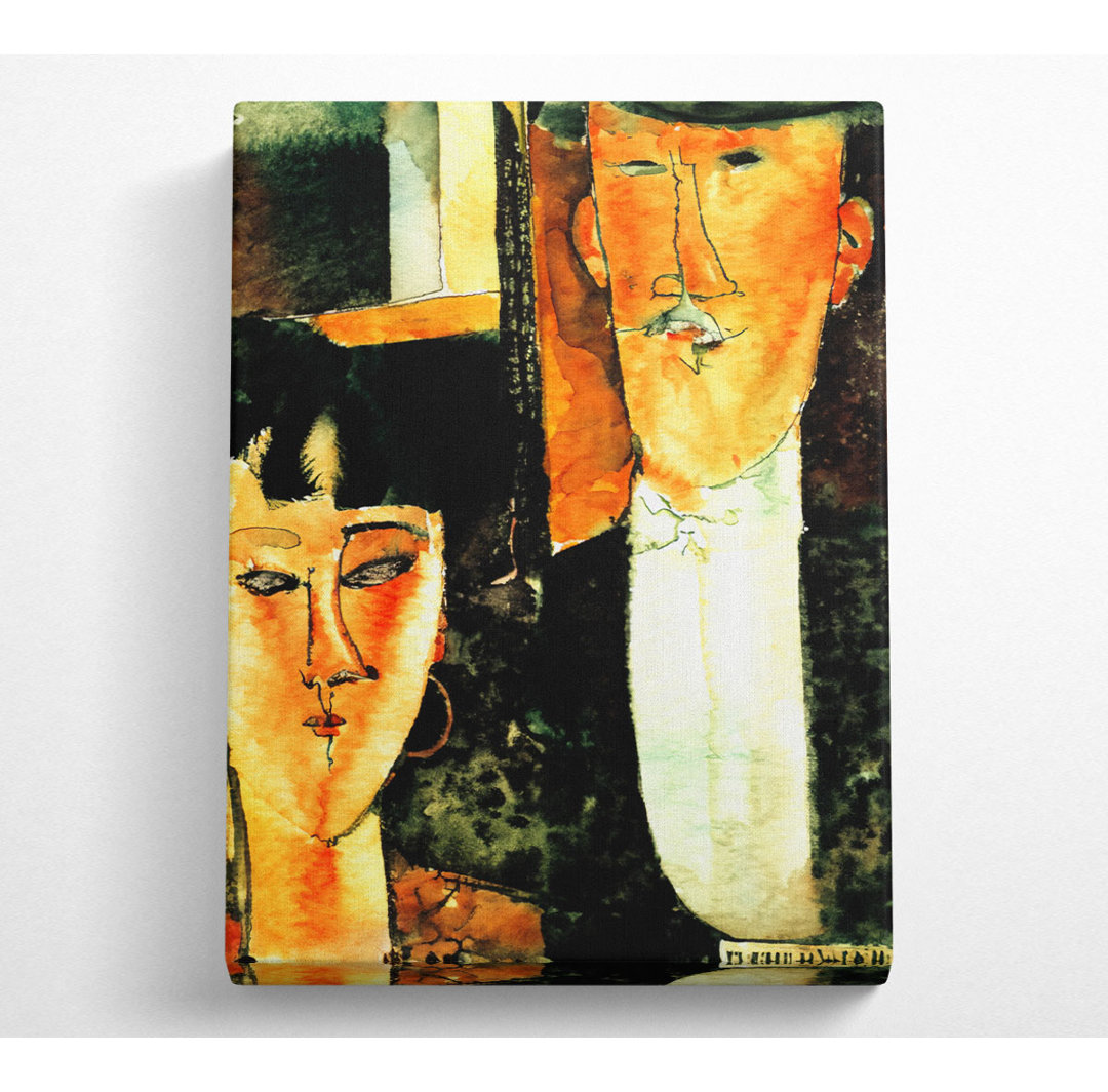 Leinwandbild Bride And Groom von Modigliani