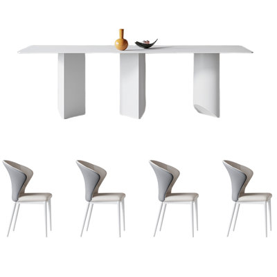 European modern simple dining table set