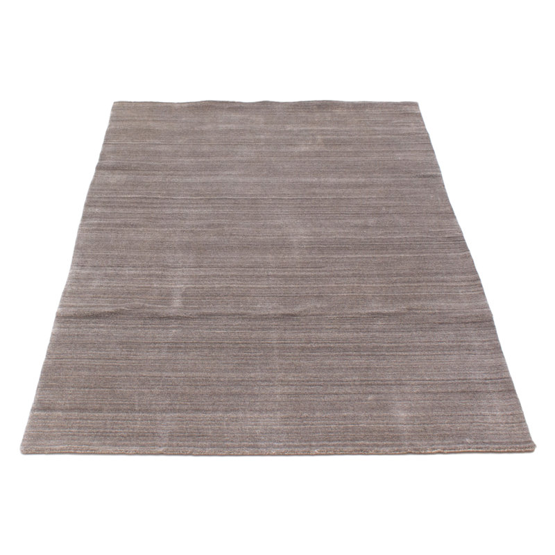 Tapis unique en laine noué à la main gris foncé New Age 5 pi 4 po x 7 pi 10 po Kashkuli Gabbeh
