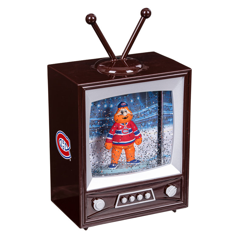 Lanterne d'eau rétro télé des Canadiens de Montréal