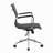Modern Medium Back Executive Office Chair, Black