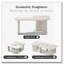Table basse en L 35,43 po-2118438377