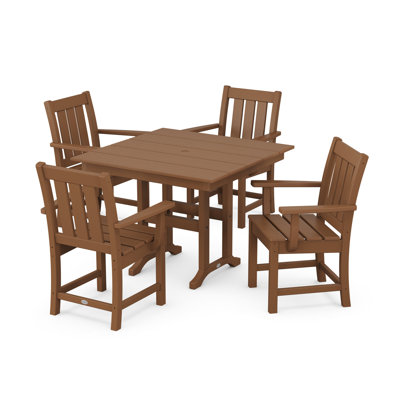 Oxford 5-Piece Farmhouse Dining Set