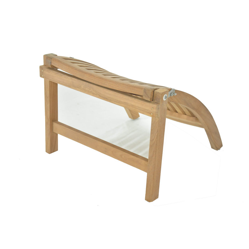 Marley Teak Wood Dining Chair Footrest