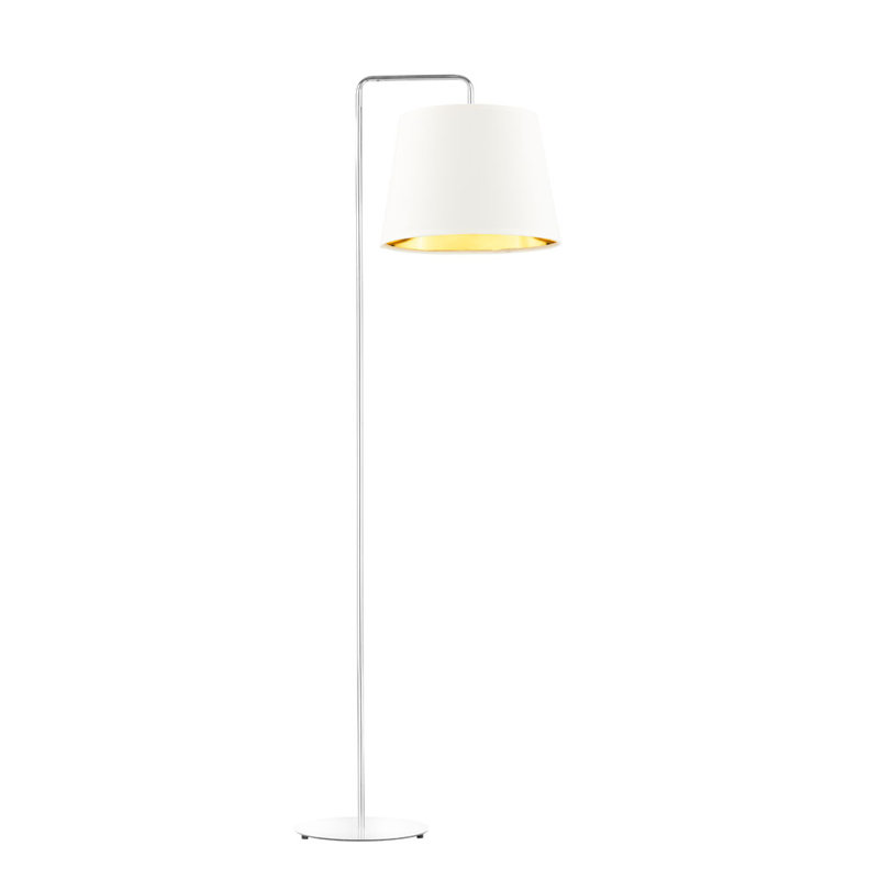 Ronja 156cm Task Floor Lamp, White, White