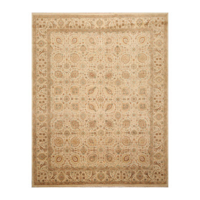 Feyza One-of-a-Kind 7'11'' X 10' Wool Area Rug in Tan
