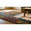 Antique Caucasian Hallway Runner Wool Green Rug