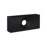 Void Console Table, Black Stone
