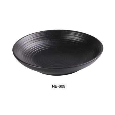Bol à salade / pâtes noir Yanco NB-609 Noble