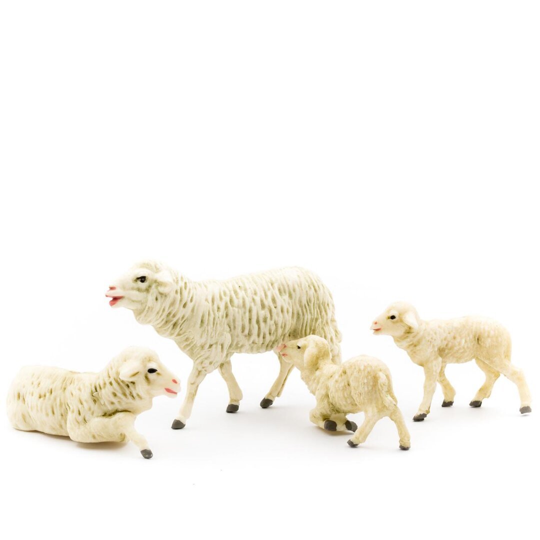 4-tlg. Schaffiguren-Set Ewe