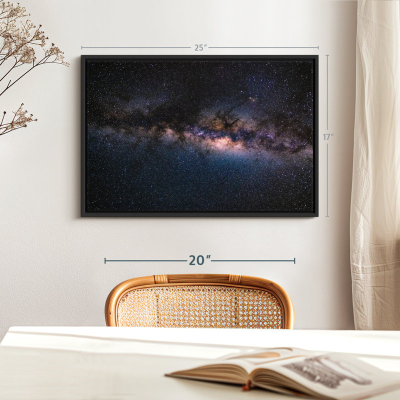 «Milky Way System», reproduction sur toile, H 17 po x l 25 po
