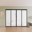 Cloisons 4 pièces en verre givré - Portes coulissantes - Portes de placard-55388170-55388171