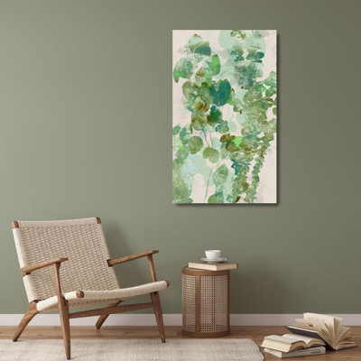 ArtDirect Goldberger, Jennifer Gallery Wrapped Canvas Art Titled: Watercolor Eucalyptus II