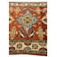 Tapis rouge rouille Iniguez