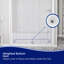 Doublure de rideau de douche de couleur unie PEVA-78312283
