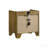 1-Drawer Nightstand With Integrated Led, Medium Oak