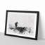 Silhouette of a Wolf - Picture Frame Painting Print-56854253-56854256
