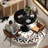 Karahalios Napalis 3-Piece Small Space Dining Set â€“ Round Table & Swivel Chairs for Kitchen, Condo or Breakfast Nook-965230955-965230953